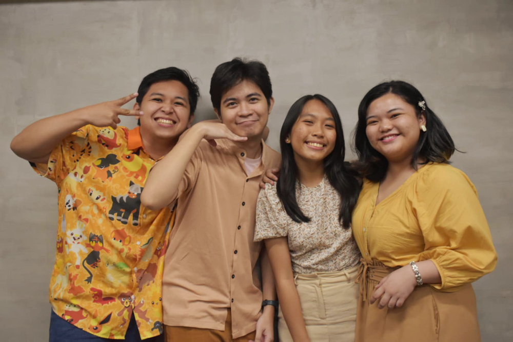 Photo of Allen Joshua Trinidad, Janelle Ruth Samaniego, Earl Holden Bueno, Sophia Christiensen Amihan Asupan